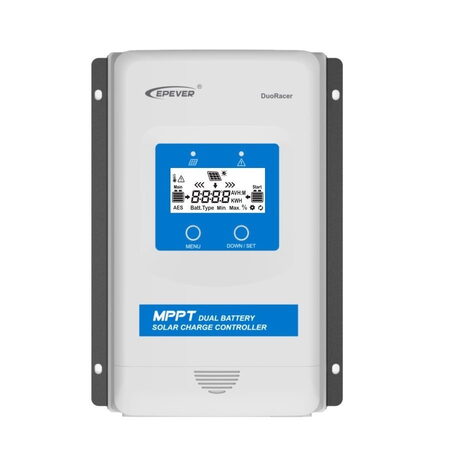 Regulátor Epever EPsolar DR2210-DDS solární MPPT, 12/24V, 20A, vstup 100V, DuoRacer