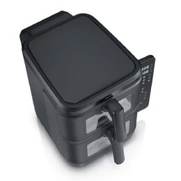 Fritéza Severin, FR 2468, horkovzdušná, patrová, sklopný displej, 2 x 5,5 L,
časovač, 2800 W