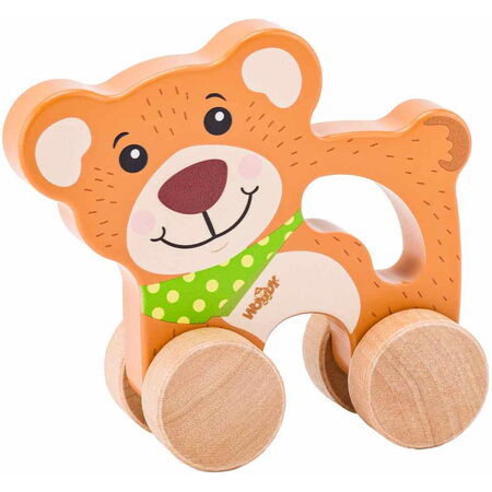 102191990 Medvěd na kolečkách WOODY