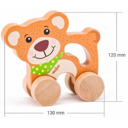 102191990 Medvěd na kolečkách WOODY
