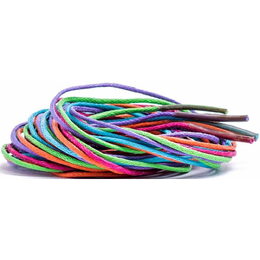 102190219 Korálky v tubě - růžová WOODY