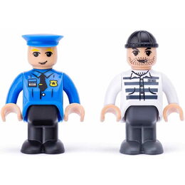 102190795 Policie k vláčkodr. 4ks WOODY