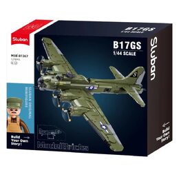 Sluban Model Bricks M38-B1367 Americký bombardér B-17G v měřítku 1:44