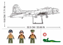 Sluban Model Bricks M38-B1367 Americký bombardér B-17G v měřítku 1:44