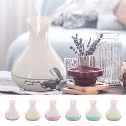 Aroma difuzér Sixtol Vulcan bílý lesk 350 ml