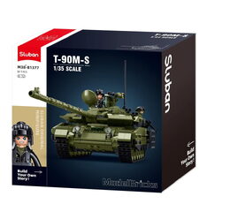 Sluban Model Bricks M38-B1377 Tank T-90M-S v měřítku 1:35