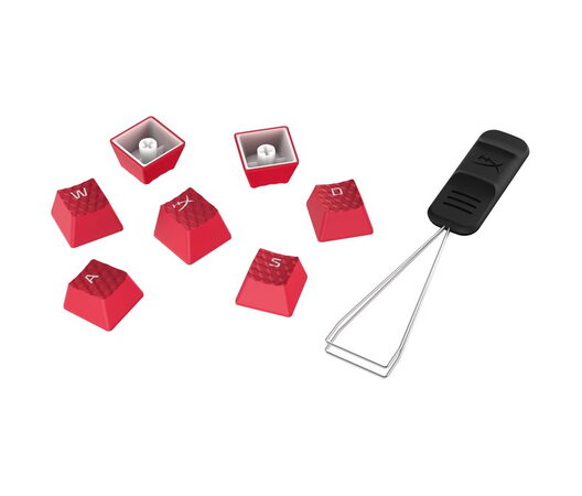 Rubber Keycaps - Red (US Layout) HYPERX