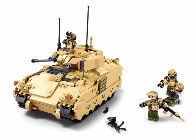 Sluban M38-B1363 Americký lehký tank M3A3 Bradley