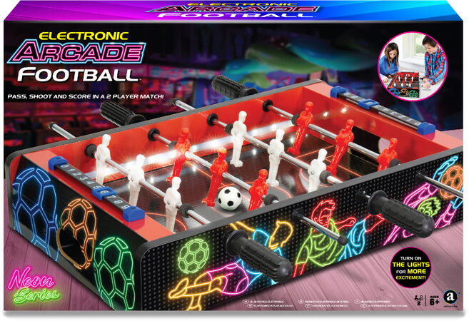 Elektronický arkádový stolní fotbal Neon