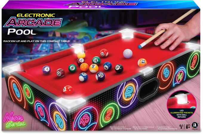 Elektronický arkádový kulečník Neon