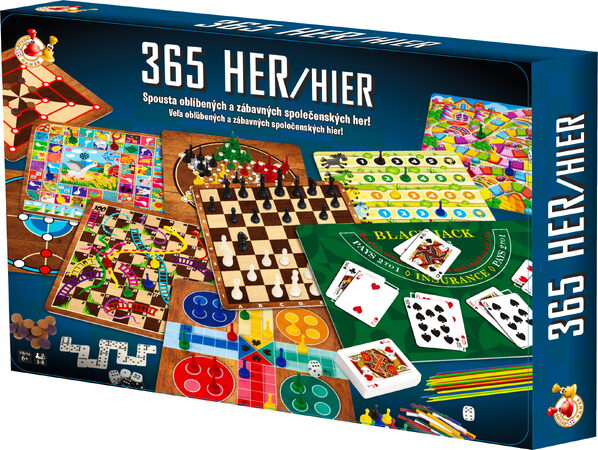 STUDO GAMES - 365 společenských her v plechovém pouzdře