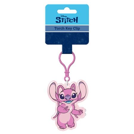 Lilo a Stitch klíčenka se světlem - Angel