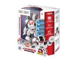 Robot MaDe Zigybot James, špion, programovací, 20 funkcí, 33 x 25 x 13 cm