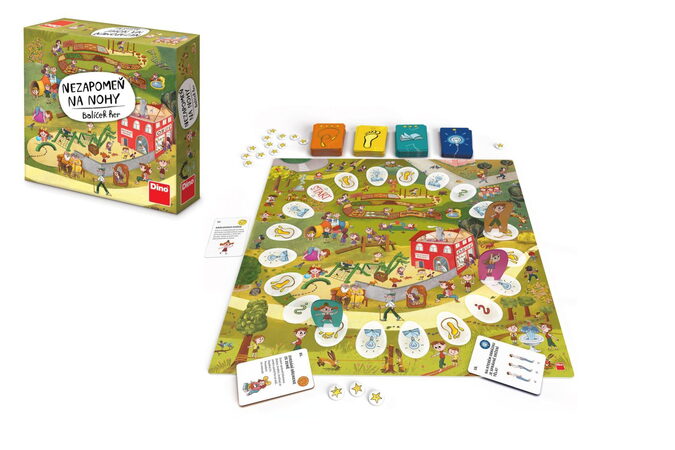 Dino Edukační hra Nezapomeň na nohy