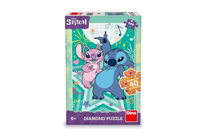 Dino Puzzle Stitch diamond 200 dílků
