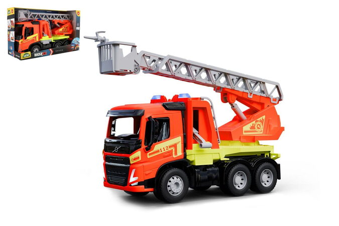 Lena Hasičské auto Volvo s žebříkem