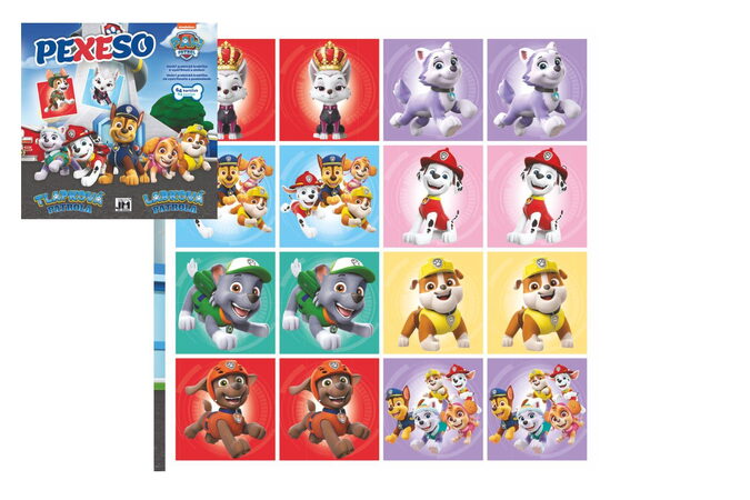 JIRI MODELS Pexeso v sešitu/ Tlapková patrola