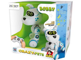 Robot MaDe Zigybot Robotický pes BOBBY, dotykové senzory, ovladač, 29 x 28 x 24 cm