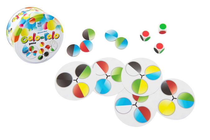 Bonaparte Colo-rolo v plechové krabičce společenská hra 9x5cm