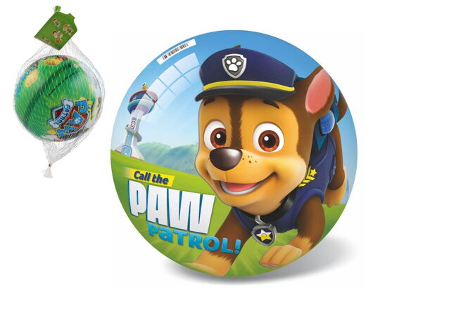 Míč Paw Patrol nafouknutý 14 cm v síťce