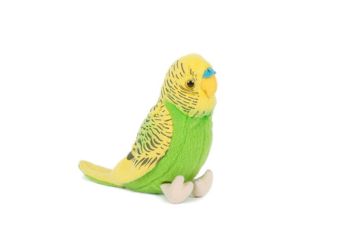 Andulka zelená plyš 19cm 0m+