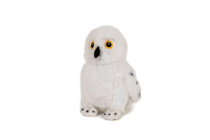 Sova sněžná plyš 13x20cm 0m+
