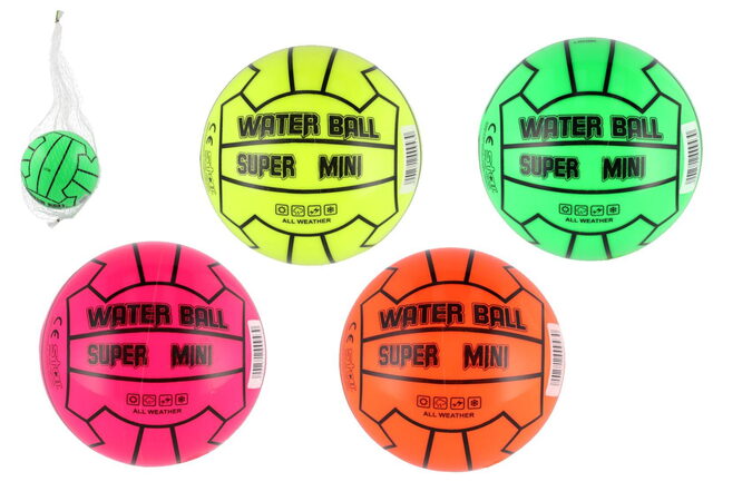 Míč k vodě mini nafouknutý 11cm 4 barvy v síťce