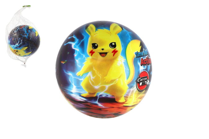 Míč Pikachu 14cm nafouknutý v síťce