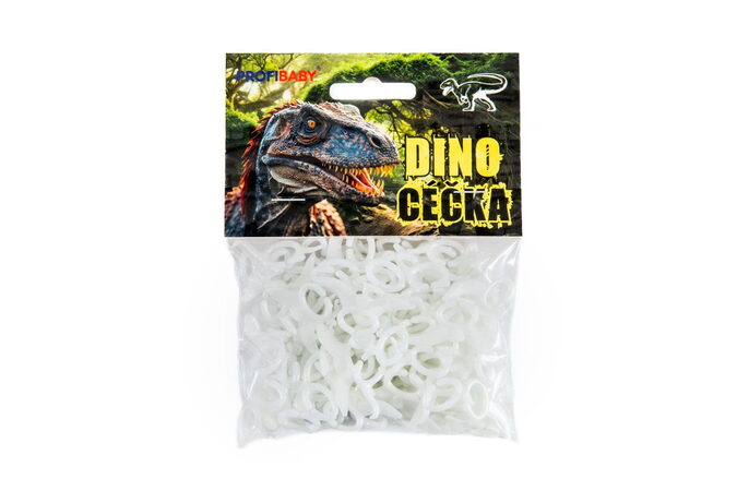 Dino céčka svítící cca 150ks plast v sáčku 11x15cm