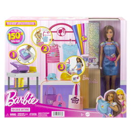 Barbie módní design studio s panenkou
