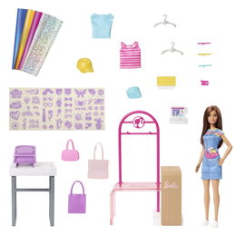Barbie módní design studio s panenkou