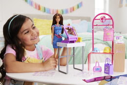 Barbie módní design studio s panenkou