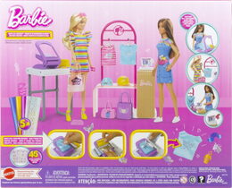 Barbie módní design studio s panenkou
