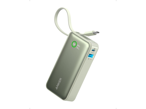 Powerbanka Anker 545 10000mAh, 30W s kabelem USB-C zelená