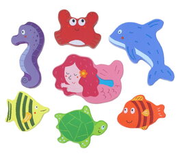 2Kids Toys Dřevěné puzzle Podvodní svět propojitelné