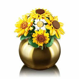 Sluban Flowers M38-P8062 Kytice slunečnic a kopretin ve váze