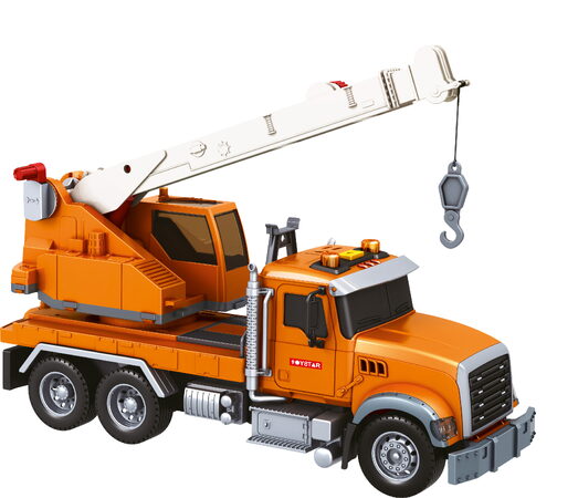 CITY SERVICE CAR - 1:14 - Nákladní auto s jeřábem (se zvukem, světly a dalšími funkcemi)