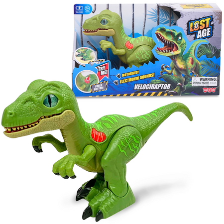 HAP-P-KID Chodící dinosaurus Raptor 26 cm