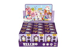 Samolepkové razítko/Razítko se samolepkami jednorožec plast s nálněmi v krabičce 10x12cm 12ks v boxu