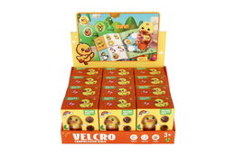 Samolepkové razítko/Razítko se samolepkami kachna plast s nálněmi v krabičce 10x12cm 12ks v boxu