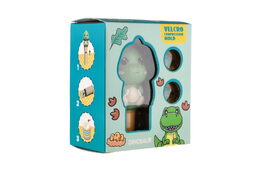 Samolepkové razítko/Razítko se samolepkami dinosaurus plast s náplněmi v krab. 10x12cm 12ks v boxu