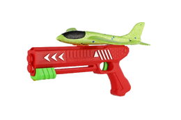 Letadlo vystřelovací pěnové s pistolí 26cm 2 barvy v sáčku