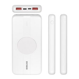 Riva Power VA2601 wireless Powerbanka Quick Charge 10W bílá 10000mAh