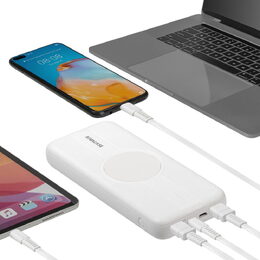 Riva Power VA2601 wireless Powerbanka Quick Charge 10W bílá 10000mAh