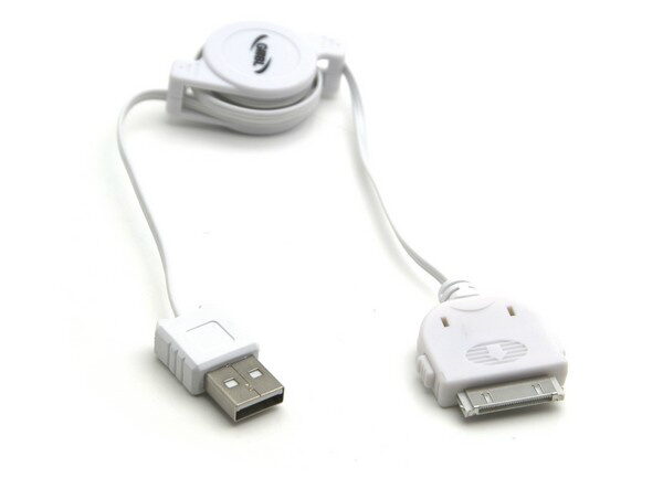 Propojovací a napájecí svinovací kabel USB s iPod konektorem TR6457