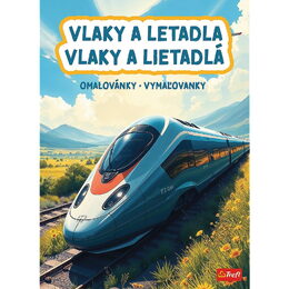 Omalovánky Vlaky a letadla 20x27,5cm