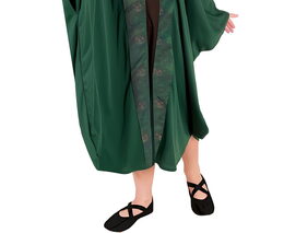 Kostým Kouzelník/Kouzelnice zelený 110/120 cm