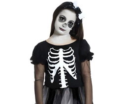 Kostým Kostlivec holčičí 110/120 cm