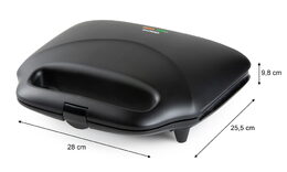 Sendvičovač na 2 XL sendviče - DOMO DO9297C, Příkon: 900W