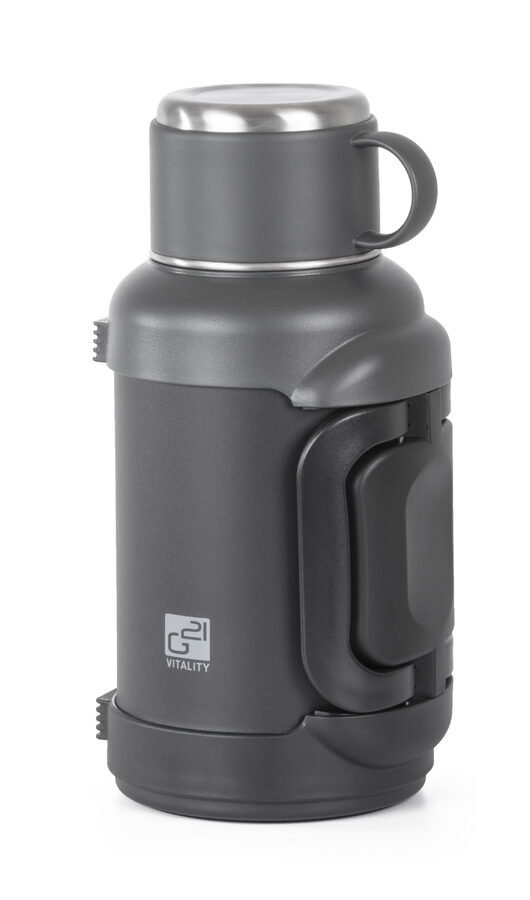Termoska G21 nerezová 2500 ml, černo-šedá